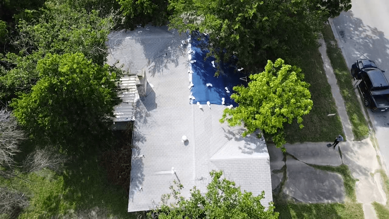 A property with new residential roofing in Austin, TX