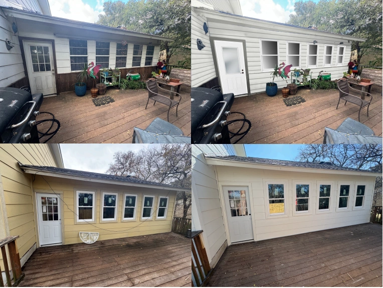 Before and After Siding Services