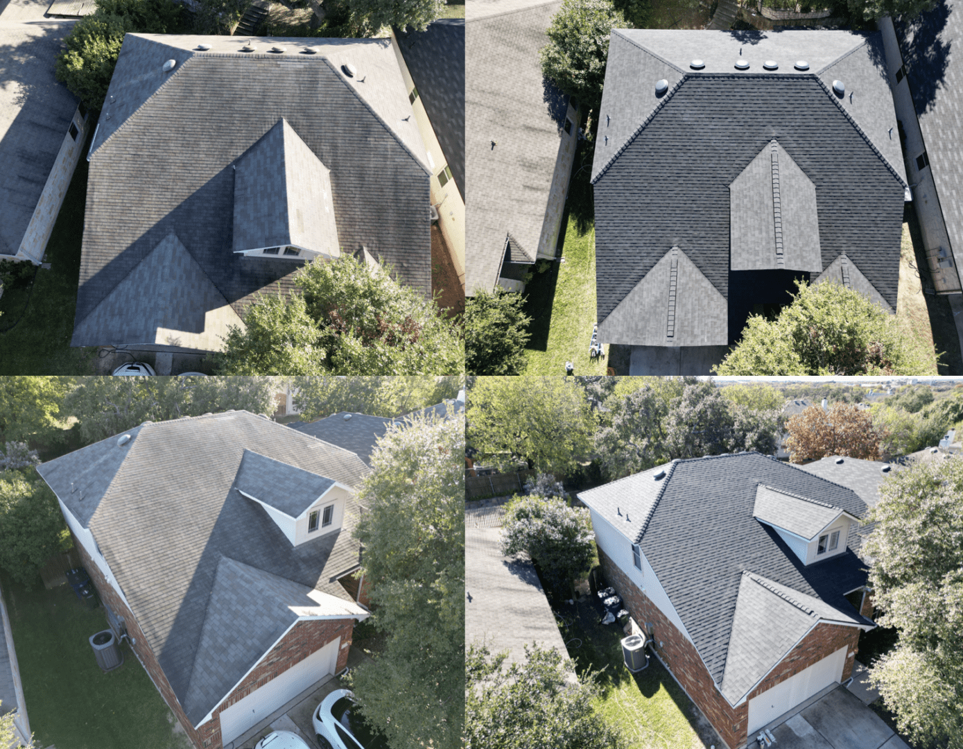 Before & After Asphalt Roofing Replacement